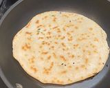 A picture of step 8 of Onion seeds, garlic, parsley and butter naan.