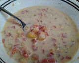 Foto del paso 6 de la receta: Salsa ó Dip de maíz🌽 tierno, pimiento🫑 y salchichón de cerdo🥓🫕🍟