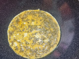 Omelette de queso muzarella y verduras