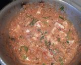A picture of step 8 of Kadai paneer.