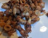 Foto langkah ke 2 dari resep Tumis Cumi Asin Tempe.
