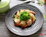 影音食譜 低卡 簡易 鮮貝蝦捲 蒸氣烘烤爐 母親節料理的食譜步驟5照片