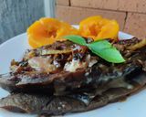 Foto del paso 7 de la receta: Sándwich🧀🧅de berenjena🍆 a mi manera🧅🍆🧀