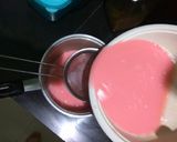 Foto langkah ke 2 dari resep Puding Lumut Buah Naga.
