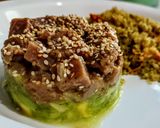 Foto del paso 3 de la receta: TARTAR De Atún🐟Rojo y Aguacate🥑..!