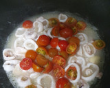 Foto del paso 4 de la receta: Linguine con calamari e gamberi