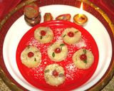 A picture of step 2 of Aloo ka peda Bhog.