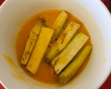 Foto del paso 2 de la receta: Keto - Papa fritas con berenjenas 🍆 y salsita picantonaNo pensé que quedarían tan ricas!!