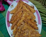 Gambar langkah 4 resipi Roti celup sardin.