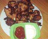 Foto del paso 3 de la receta: Batido de melón 🍹 / Pollo frito con salsa de tomate 🍅