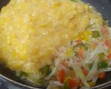 A picture of step 5 of Romancing The Rains, Indo - Chinese Sweet Corn Soup.