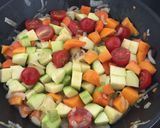 Foto del paso 4 de la receta: Pasta endiablada con verduras 