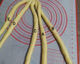 Foto langkah ke 5 dari resep Tutorial Roti Kepang Lima (5-Strand Braid).