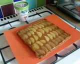A picture of step 9 of Vickys Caramel Apple Upsides Down Cake, GF DF EF SF NF.