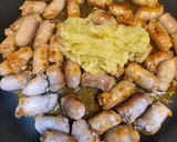 Foto del paso 2 de la receta: Nido de vermicelli (fideos de arroz) con salchichas