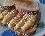 Foto del paso 1 de la receta: Sándwich de plátano con crema de cacahuate 🍌🍞🍯