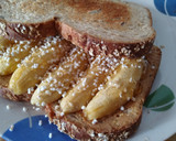 Foto del paso 1 de la receta: Sándwich de plátano con crema de cacahuate 🍌🍞🍯