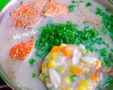 Hình bước làm 3 của món Súp ghẹ tôm tóc tiên