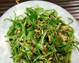 Hình bước làm 5 của món Nộm rau muống 