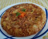 Foto del paso 3 de la receta: Tortilla con chorizo palmero canario