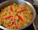Foto del paso 7 de la receta: Arroz amarillo con taquitos de cerdo y pollo!!