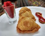 A picture of step 5 of Dry peethi samosa.