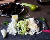 Foto del paso 1 de la receta Mejillones al curry verde thai