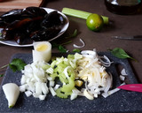 Foto del paso 1 de la receta: Mejillones al curry verde thai