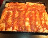 Foto del paso 11 de la receta: Canelones de acelga, ricota, nuez y pollo