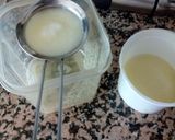 Foto del paso 2 de la receta: Copa o chupito de crema de melón con jamón, bola de melón y pétalo de fresa