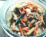 Foto langkah ke 4 dari resep Emergency Kimchi (Yangbaechu-kimchi 양배추김치).