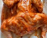 A picture of step 1 of Chicken with rice and vegetables.