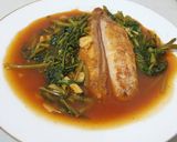 Foto langkah ke 4 dari resep Dory panggang cah kangkung | menu diet | menu ramadhan | Diet.