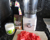 Foto del paso 1 de la receta: Batido de sandia