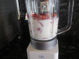 Batido de fresas
