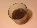 Semillas de chia y yogurt griego