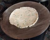A picture of step 3 of Double layer Soy flour and spring onion Paratha.