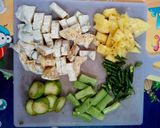 Foto langkah ke 1 dari resep Tempe Lombok Ijo Nanas.