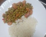 Foto del paso 6 de la receta: Rehogado de arvejas con salchichas frescas y arroz blanco