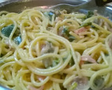 Foto del paso 3 de la receta: Spaguetti a la carbonara con champignons