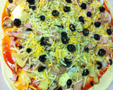 Foto del paso 5 de la receta: Pizza rústica con piña