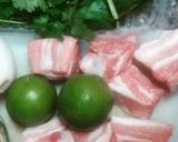 Foto del paso 1 de la receta: Costillas "fusión" en salsa de soja y puerro 