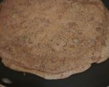A picture of step 4 of Ragi besan pan cake.