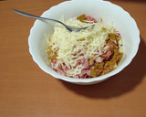 Foto del paso 2 de la receta: Rollo de carne al curry relleno de crema de queso para tupper
