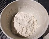 A picture of step 1 of Naan bread.