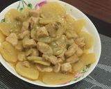 Foto del paso 3 de la receta: Papas compuesta con pollo