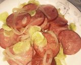 Foto del paso 2 de la receta: Ensalada de jamón, pepino y cebolla