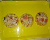 A picture of step 2 of Leftover fried roti chaat.