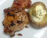 Foto del paso 5 de la receta: Pollo al horno con vegetales asados