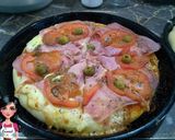 Foto del paso 4 de la receta: Pizza de Jamón y tomate 🍕